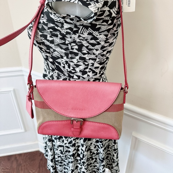 Burberry Canvas Check Henham Small Crossbody Bag/Purse - Picture 12 of 12